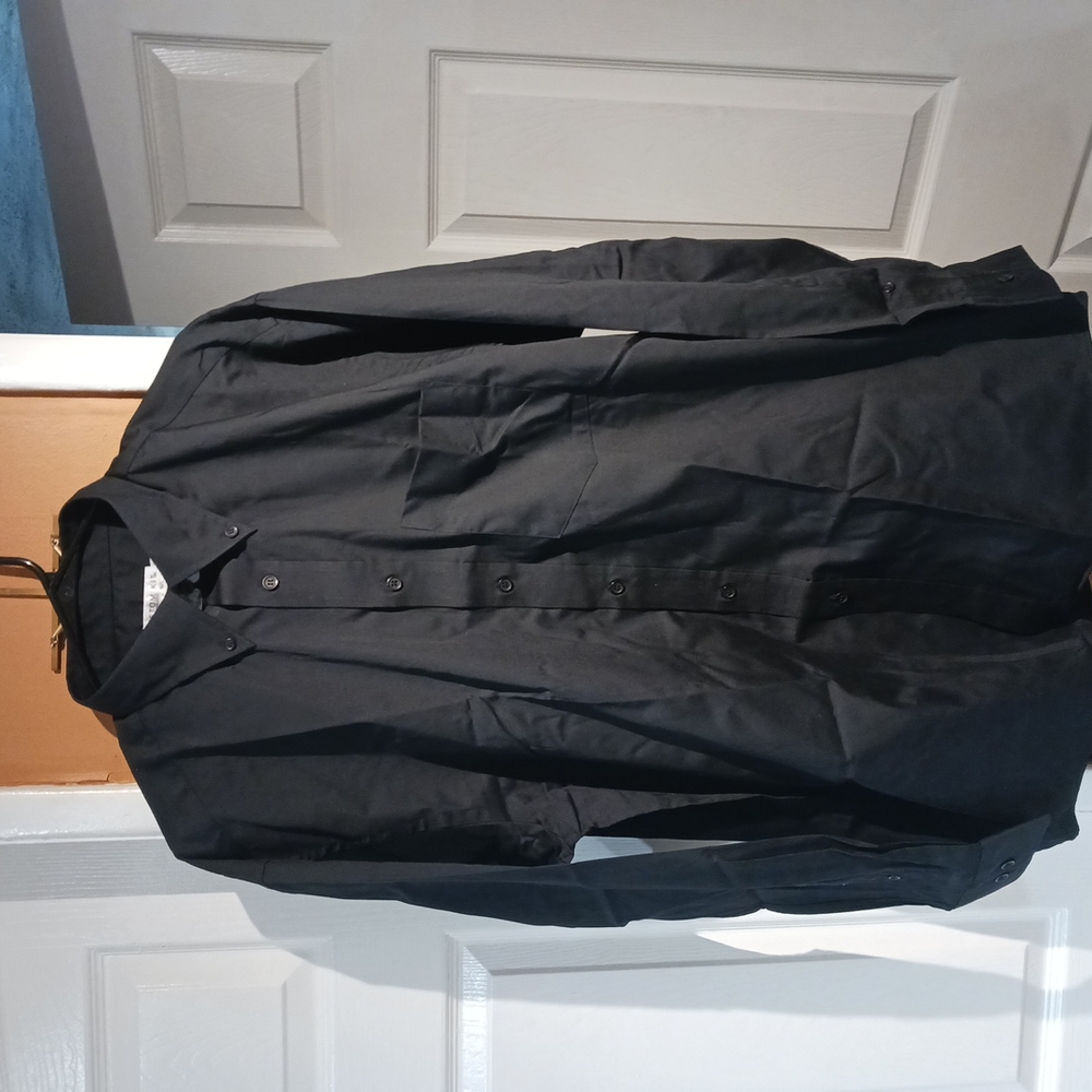 Kustom Kit Men's Corporate Oxford LS Dress Shirt KK105 w/Pocket. Size L (16.5)